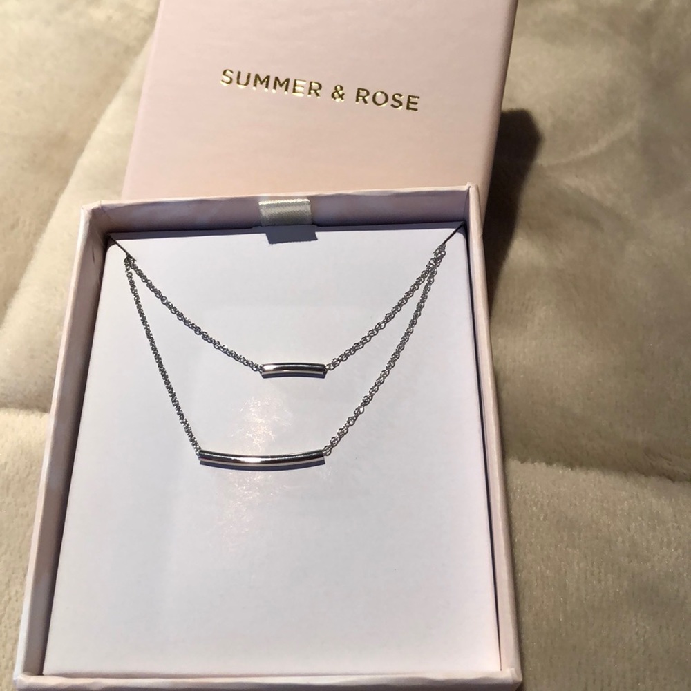 Double Bar Necklace